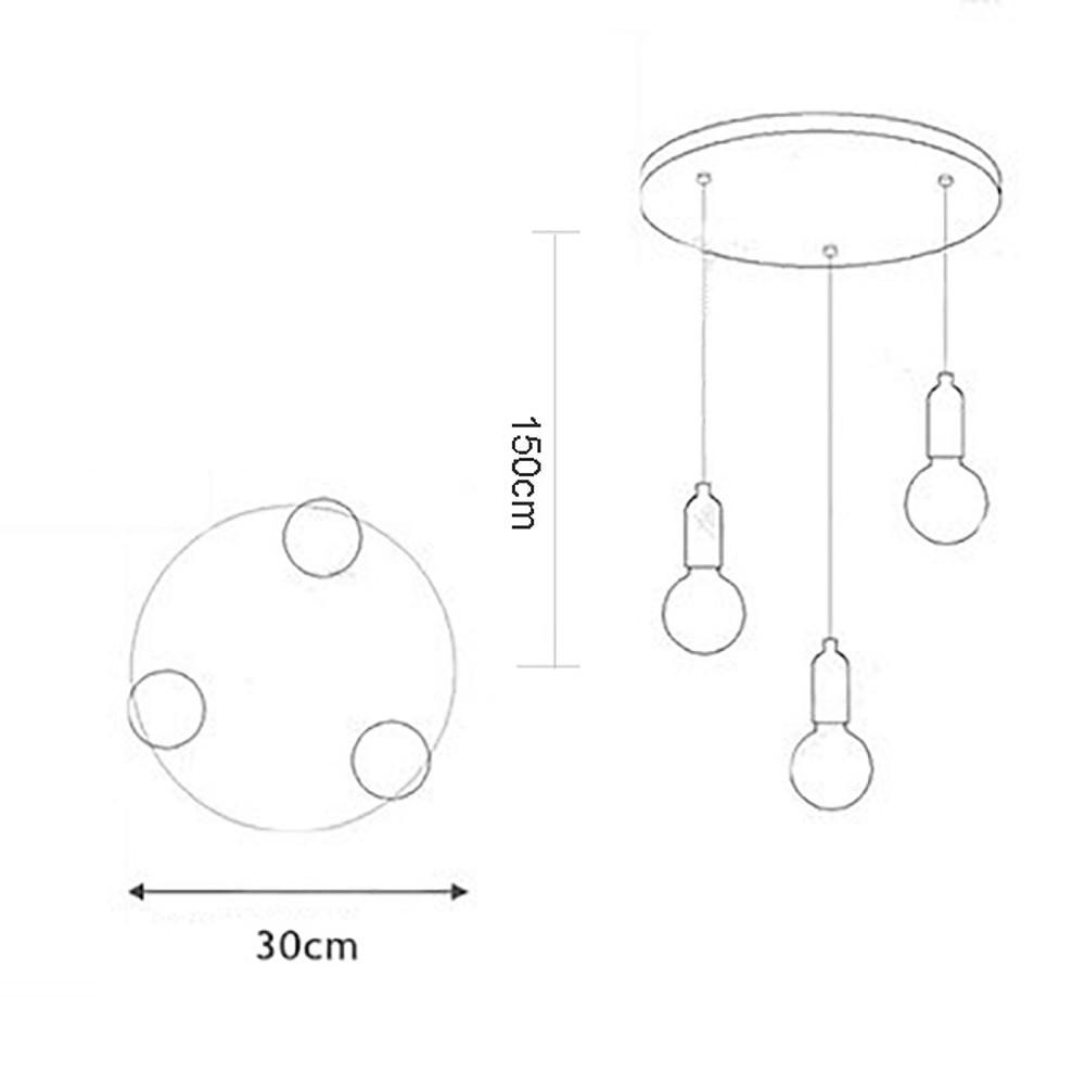 Modern Acrylic Bubble Globe LED Pendant Light Cluster Island Lamp