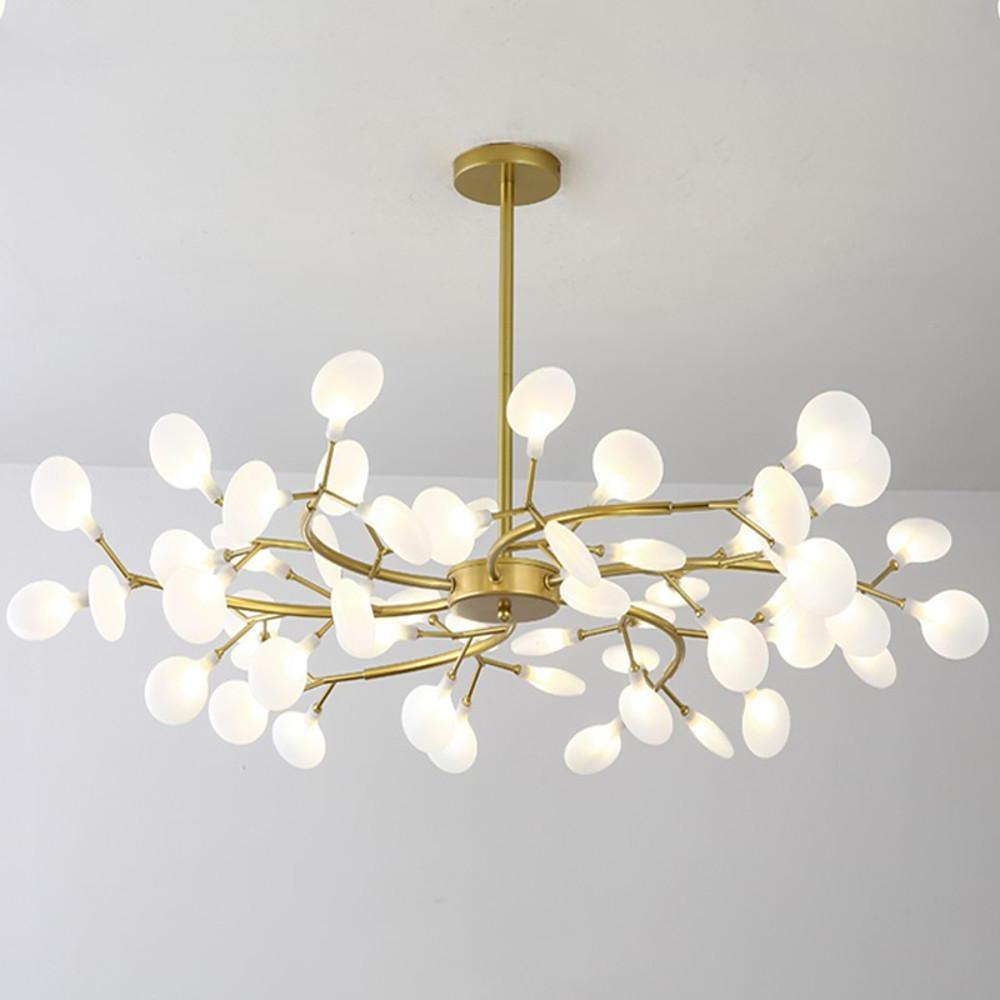 Contemporary Sputnik Chandelier with Acrylic Bubbles