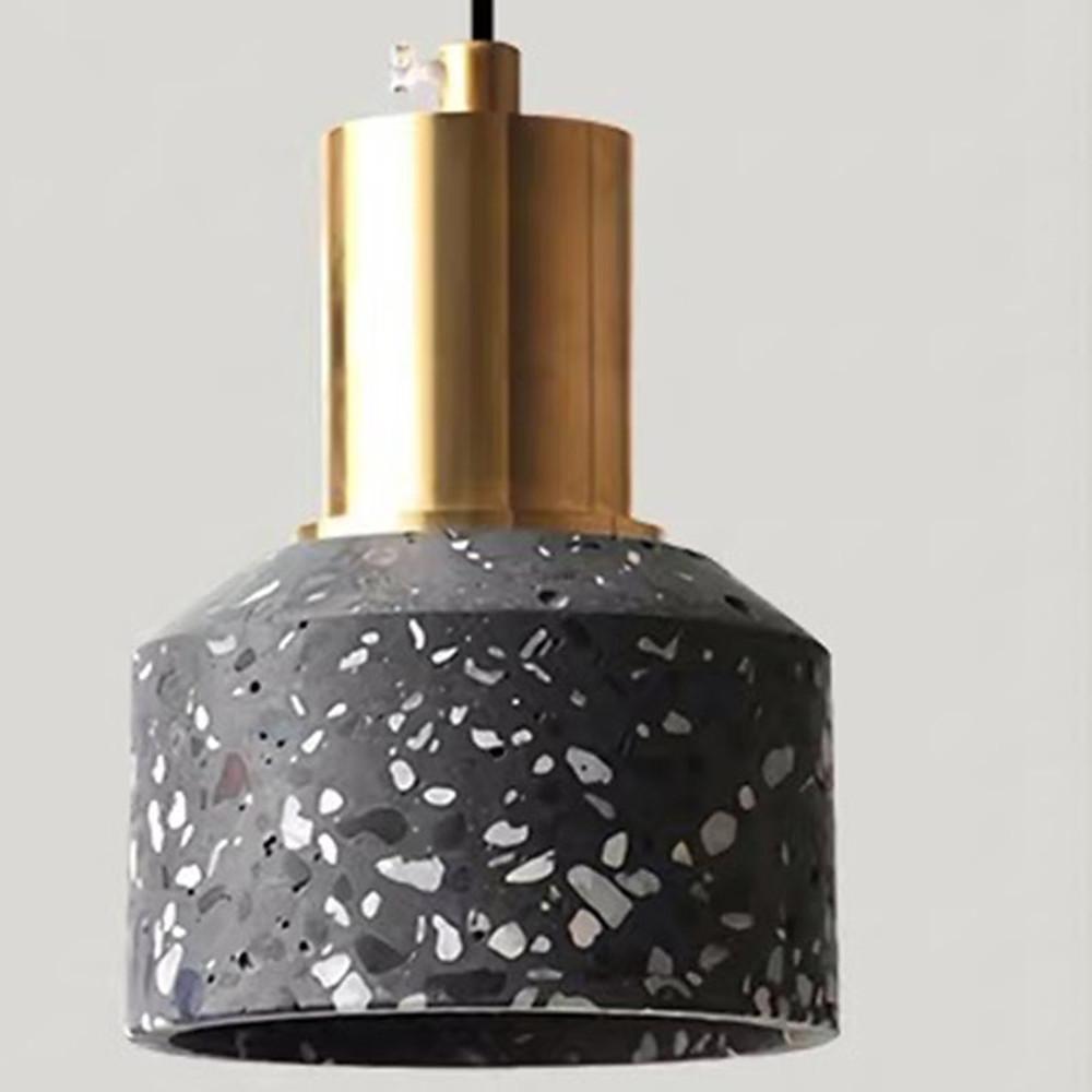 Modern Industrial Metal Pendant Light - Round Shade Design