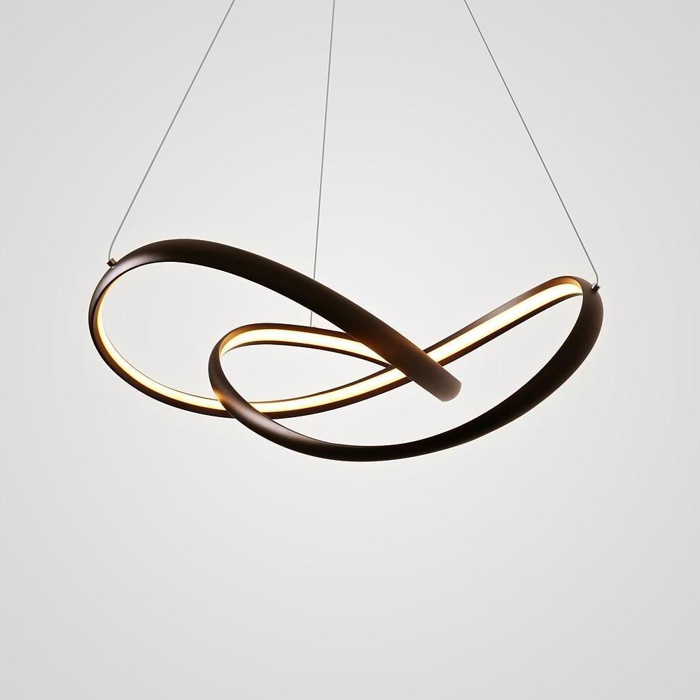 Abstract Wave Modern LED Pendant Light - Dimmable Dining Room