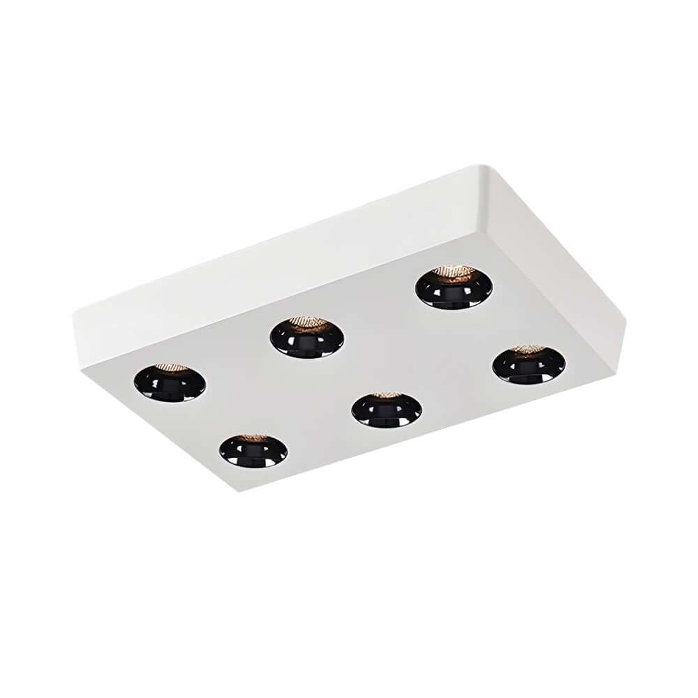 Rectangular LED Flush Mount Light - Modern Aluminum 6/8-Light