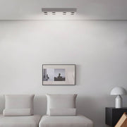 Rectangular LED Flush Mount Light - Modern Aluminum 6/8-Light