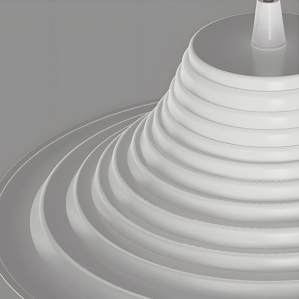 Nordic Striped Iron Pendant Light with 3-Step Dimming