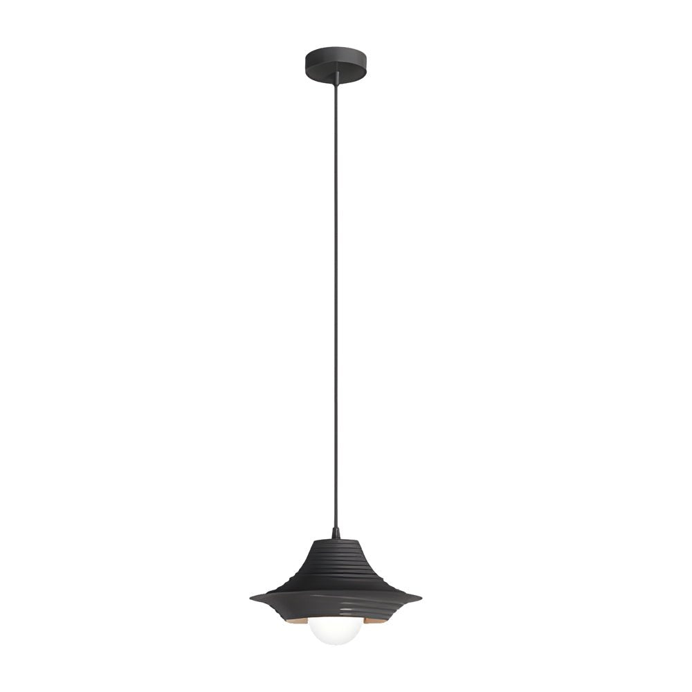 Nordic Striped Iron Pendant Light with 3-Step Dimming