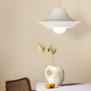 Nordic Striped Iron Pendant Light with 3-Step Dimming