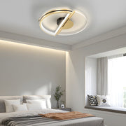 Modern Crystal Round LED Ceiling Light with 3-Step Dimming