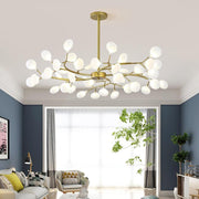 Contemporary Sputnik Chandelier with Acrylic Bubbles