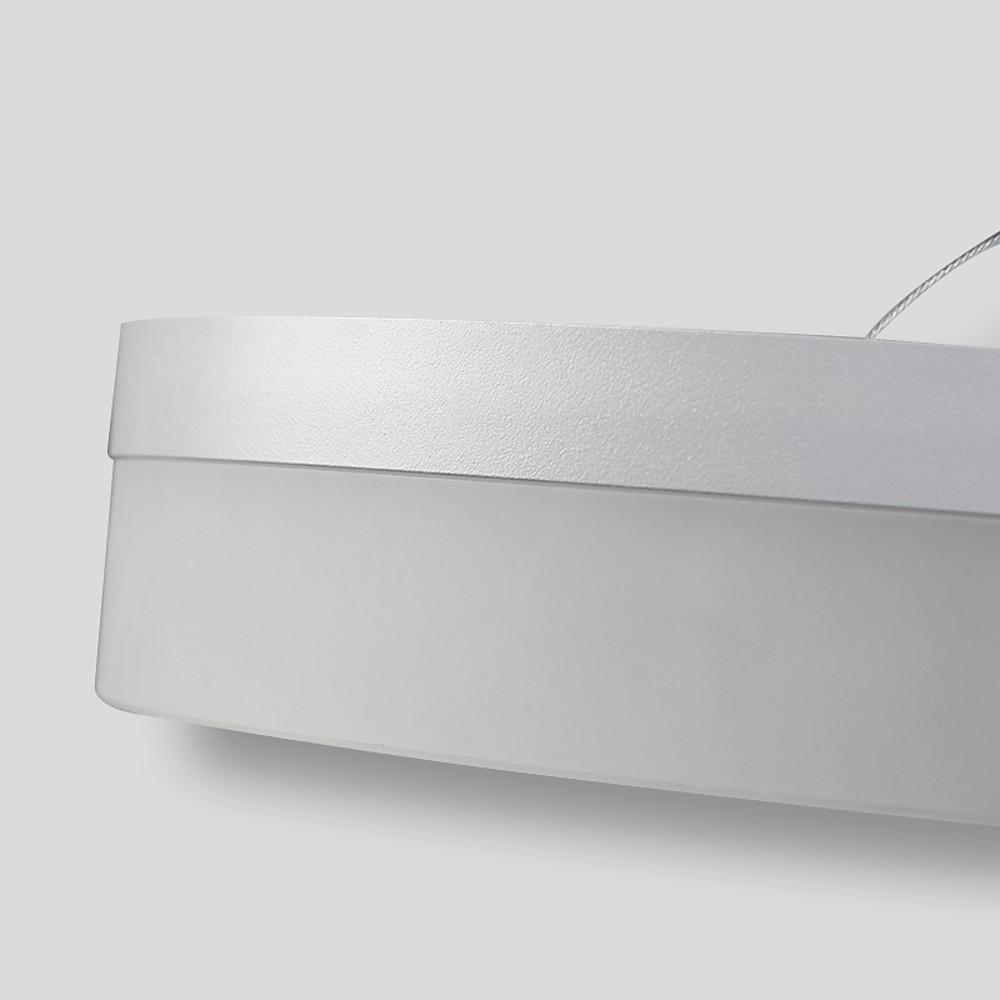 Modern Circular LED Pendant Light Aluminum Acrylic Island Lighting