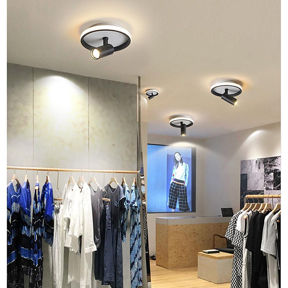 Modern LED Adjustable Spotlight Ceiling Light - Metal Flush Mount