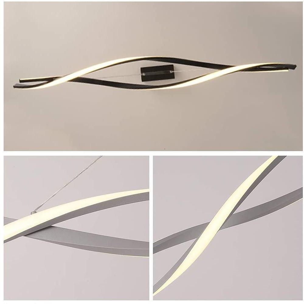 Interwoven Waves LED Pendant Light Modern Hanging Lamp