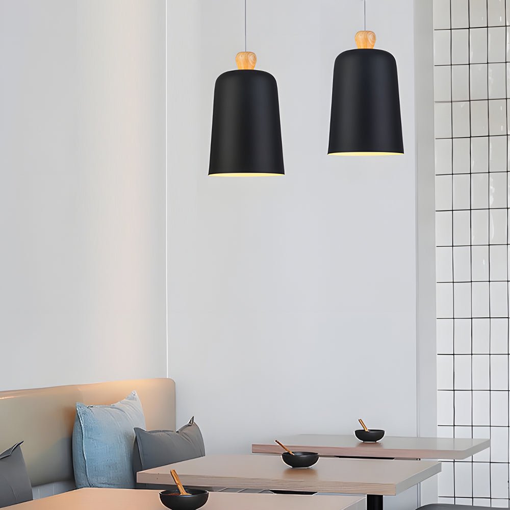 Modern Aluminum LED Pendant Light - Adjustable Dome Hanging Lamp