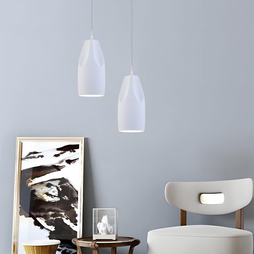 Modern Aluminum LED Pendant Light - Adjustable Dome Hanging Lamp