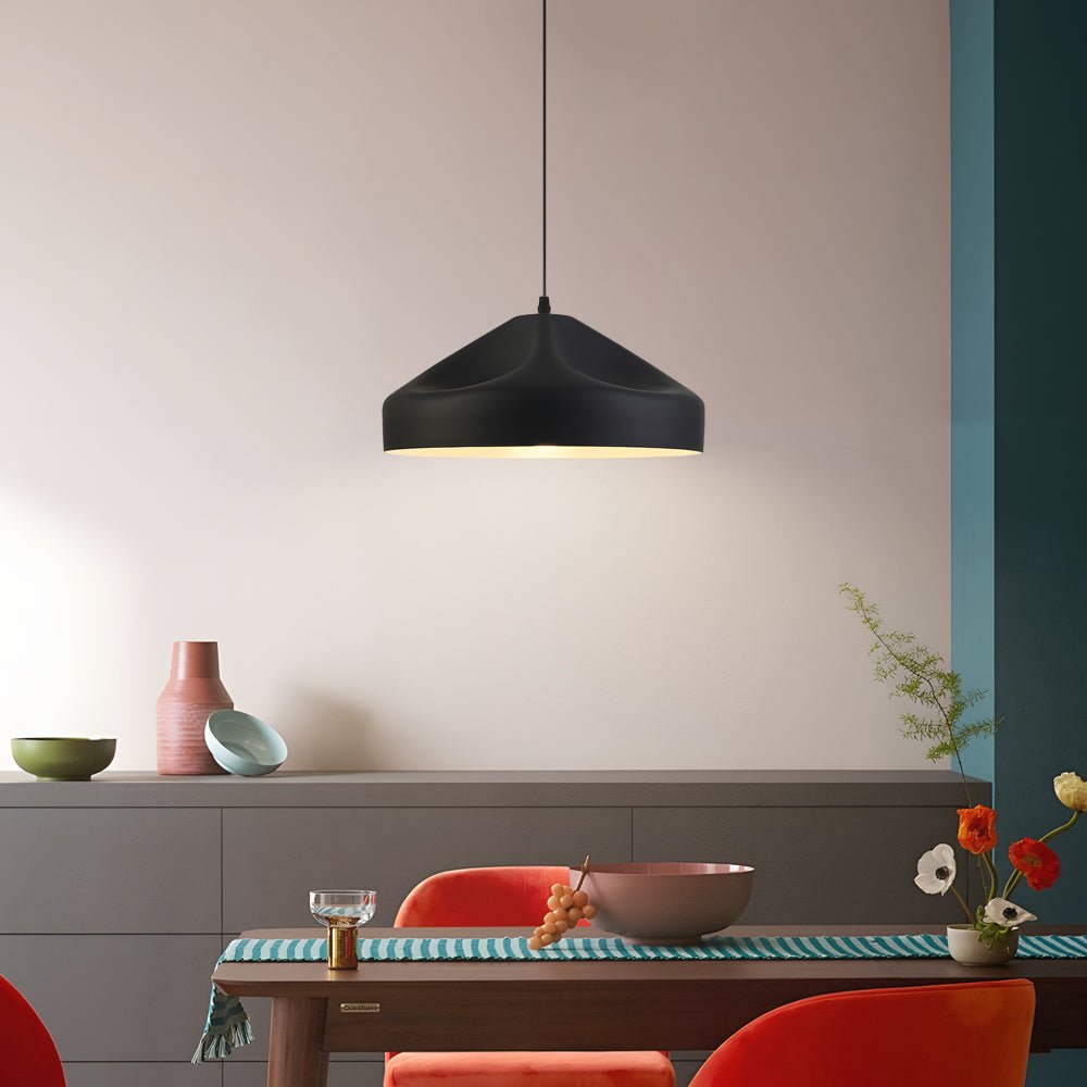 Modern Aluminum LED Pendant Light - Adjustable Dome Hanging Lamp