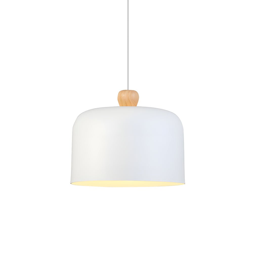 Modern Aluminum LED Pendant Light - Adjustable Dome Hanging Lamp