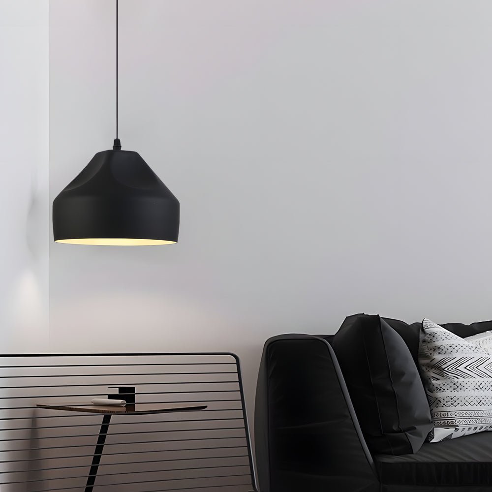 Modern Aluminum LED Pendant Light - Adjustable Dome Hanging Lamp