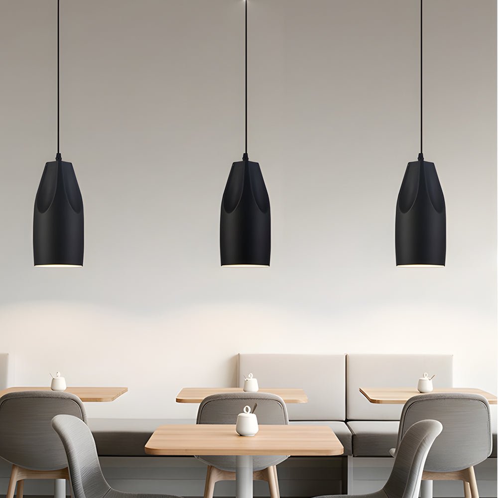 Modern Aluminum LED Pendant Light - Adjustable Dome Hanging Lamp