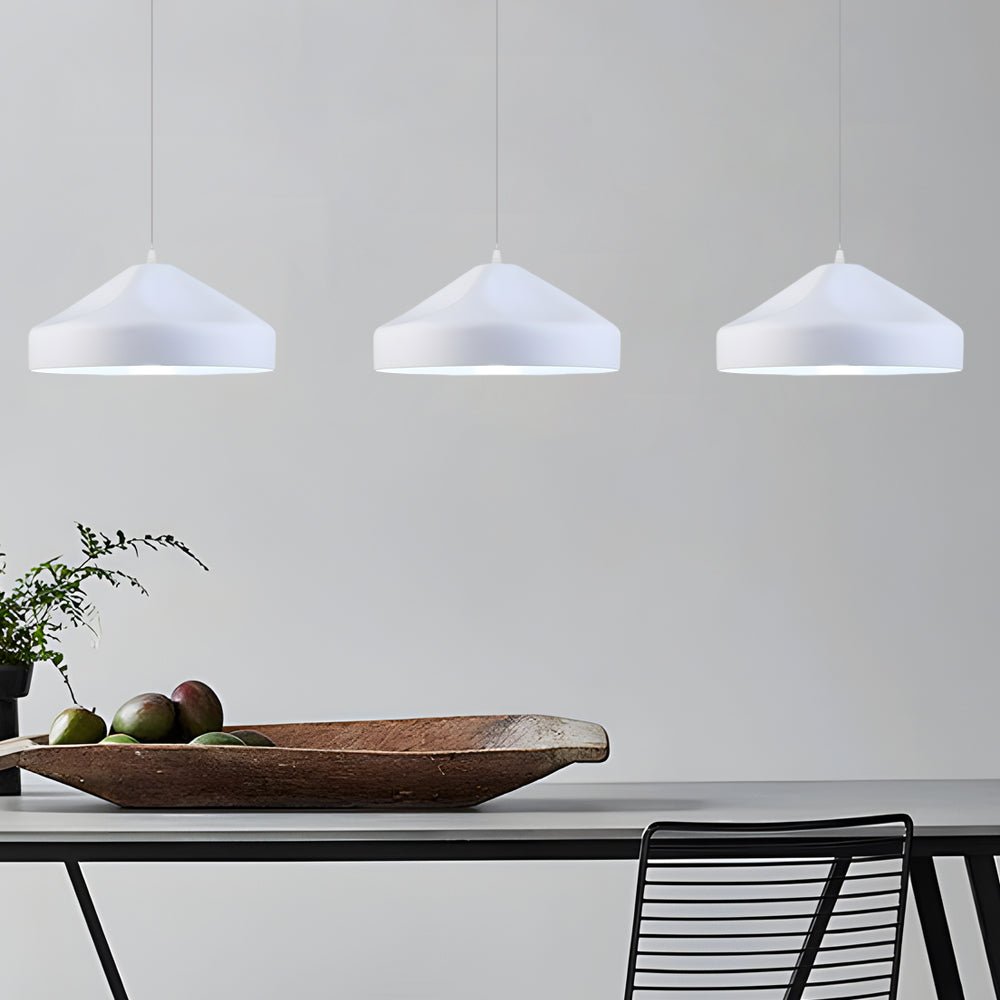 Modern Aluminum LED Pendant Light - Adjustable Dome Hanging Lamp