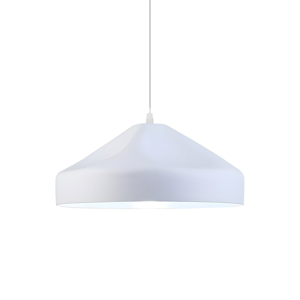 Modern Aluminum LED Pendant Light - Adjustable Dome Hanging Lamp