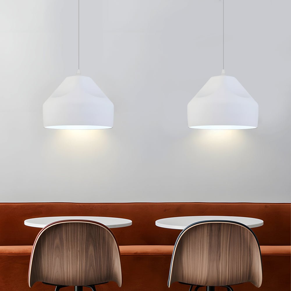 Modern Aluminum LED Pendant Light - Adjustable Dome Hanging Lamp