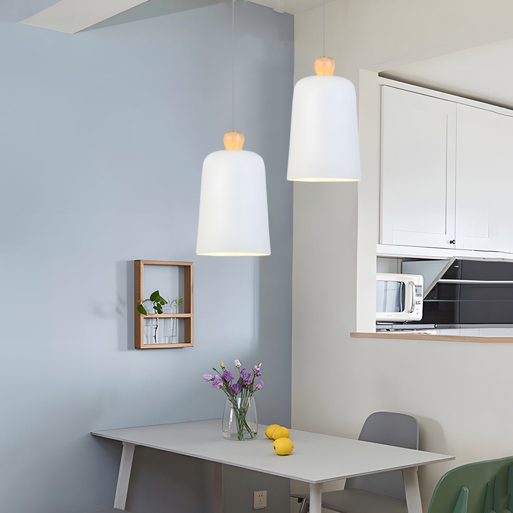 Modern Aluminum LED Pendant Light - Adjustable Dome Hanging Lamp