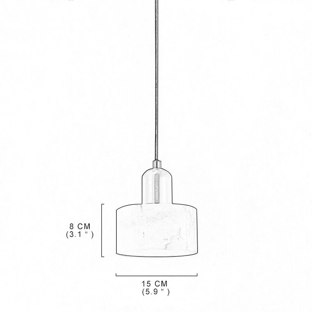 Ceramic Marble Pendant Light Nordic Minimalist Ceiling Fixture