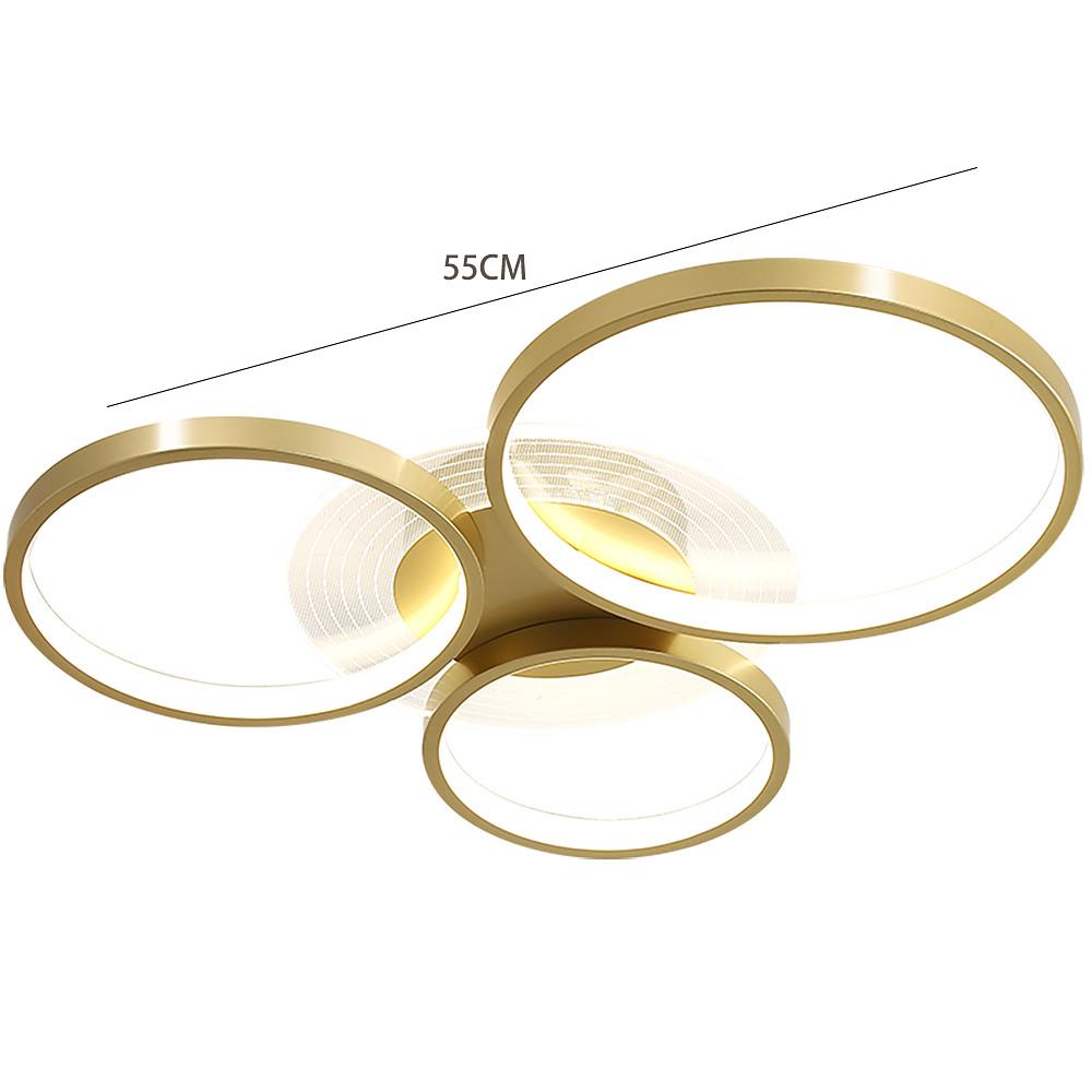 Nordic Circles LED Flush Mount Ceiling Light Metal Acrylic