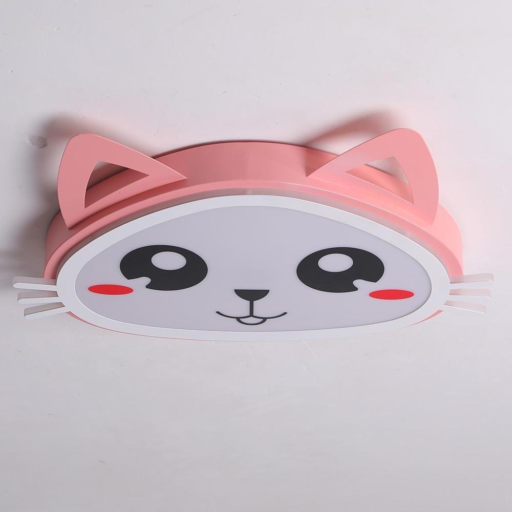 Kitten Flush Mount LED Ceiling Light for Kids & Baby Rooms