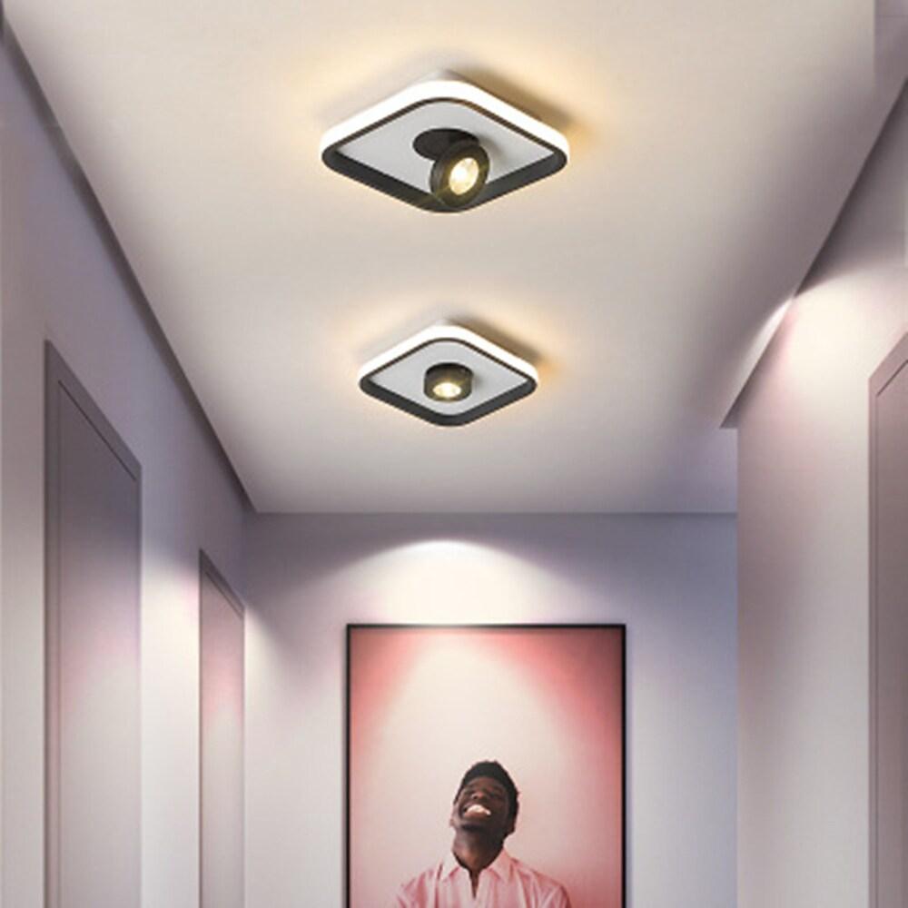 Adjustable Spotlight Modern Flush Mount Ceiling Light - LED Metal