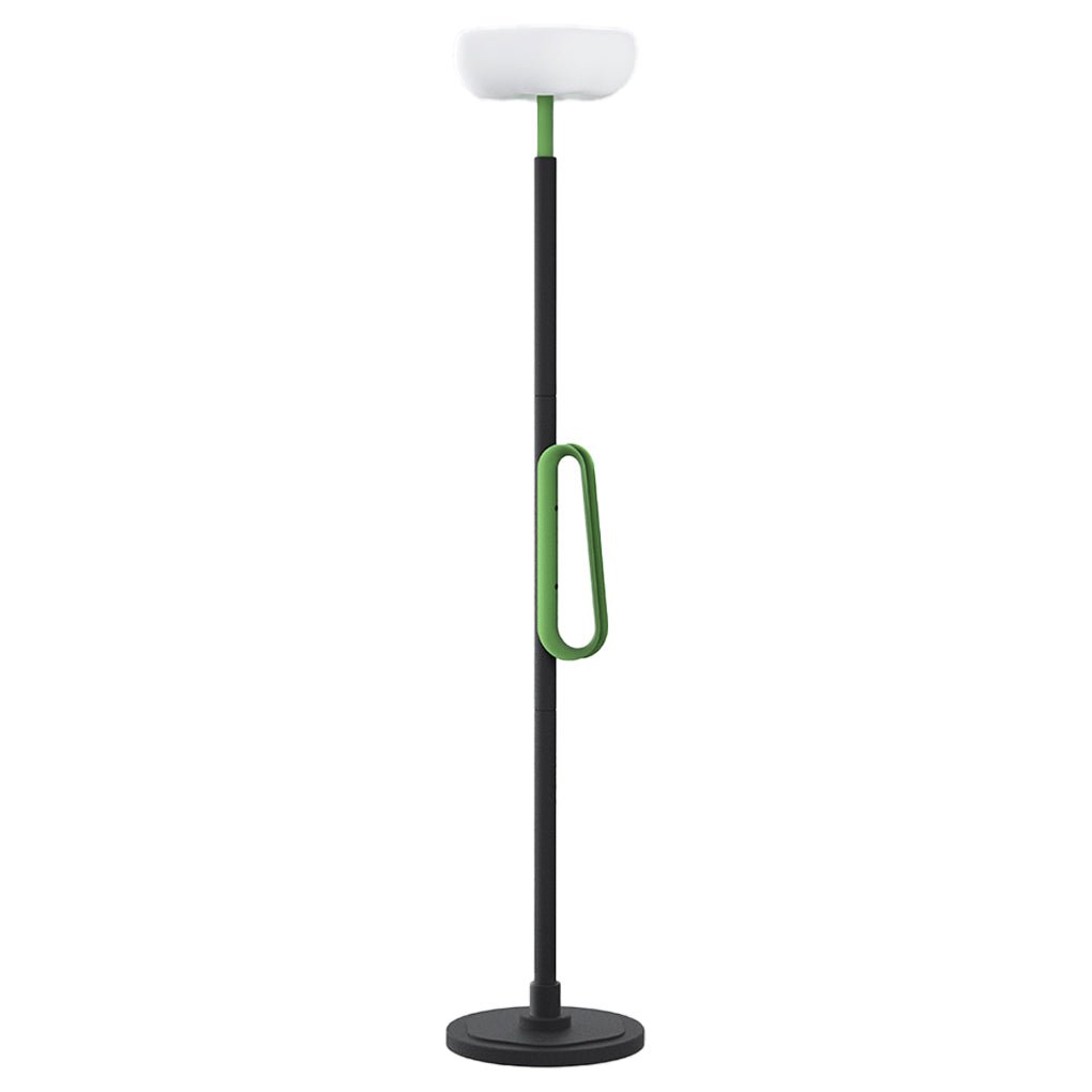 76" Solar Powered Outdoor Torchiere Floor Lamp with LED