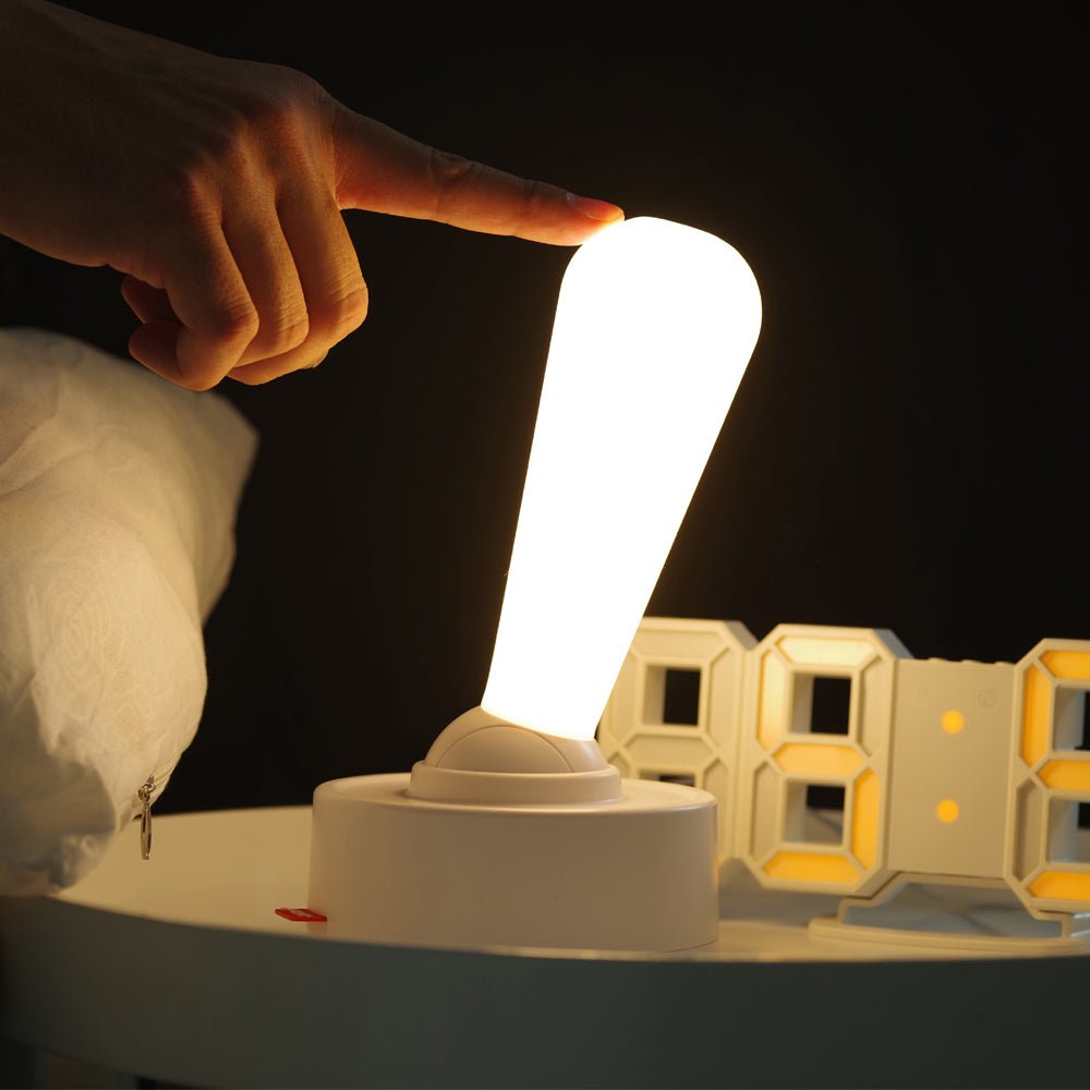 Portable USB Rechargeable LED Night Light with Toggle Switch