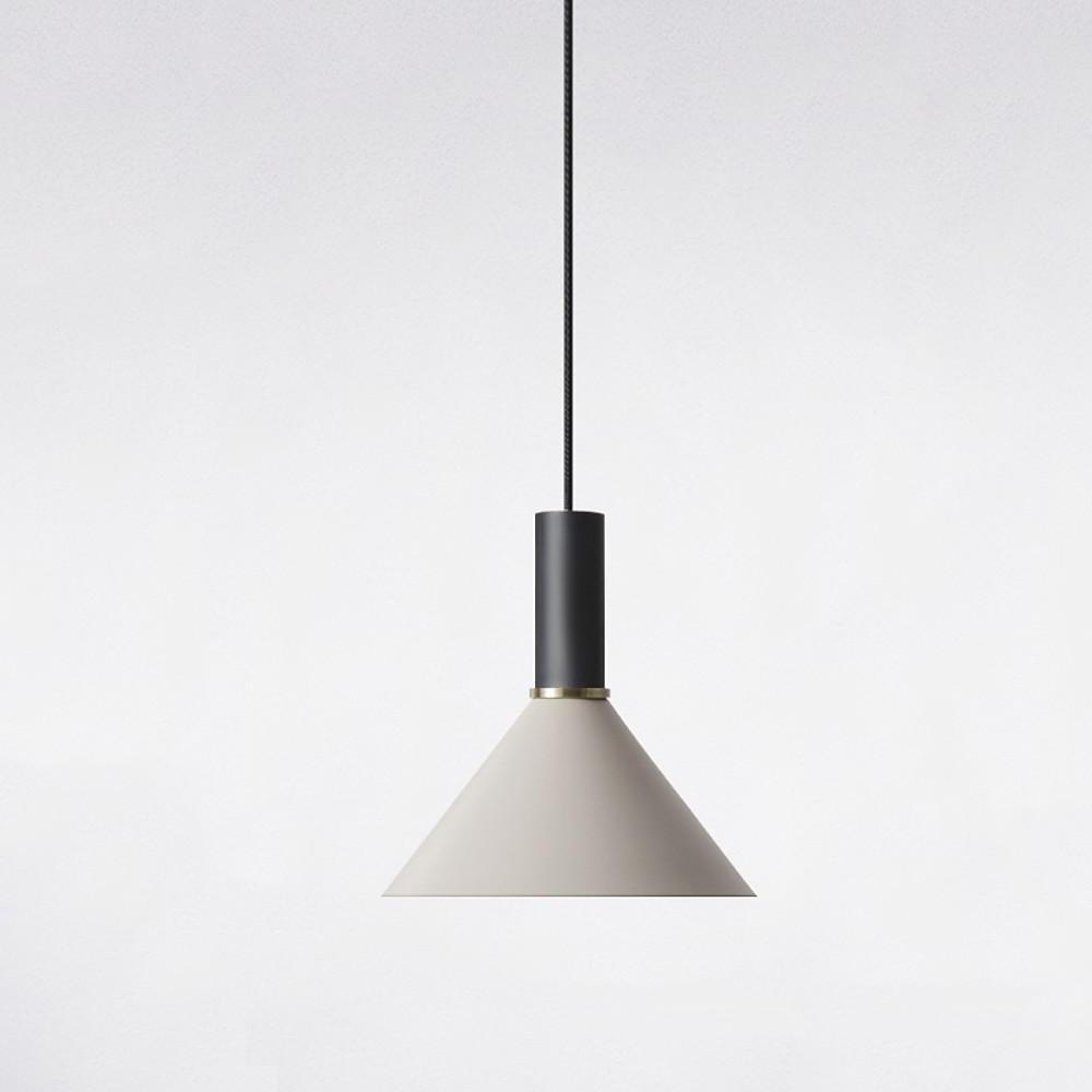 Nordic Cone Metal Pendant Light - Adjustable Single Light Fixture