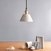 Cone Ceramic Pendant Light Modern Minimalist Ceiling Lamp