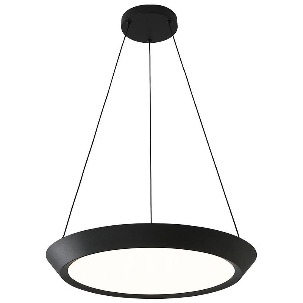 Modern Circle Pendant Light Metal Acrylic LED Downlight