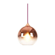 Gradient Glass Globe Pendant Light – Modern Kitchen Island Lighting