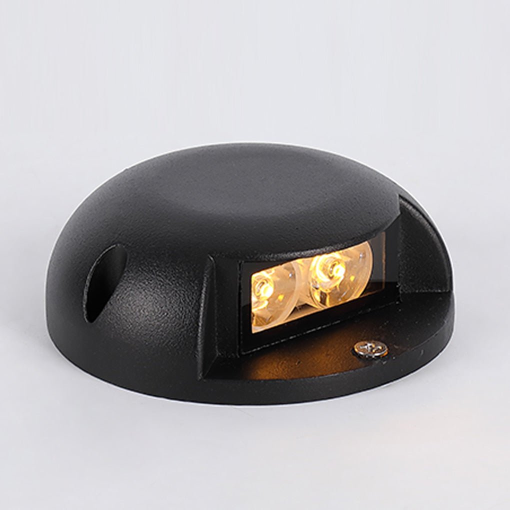 Modern Round LED Step Light Waterproof Aluminum Deck Lighting
