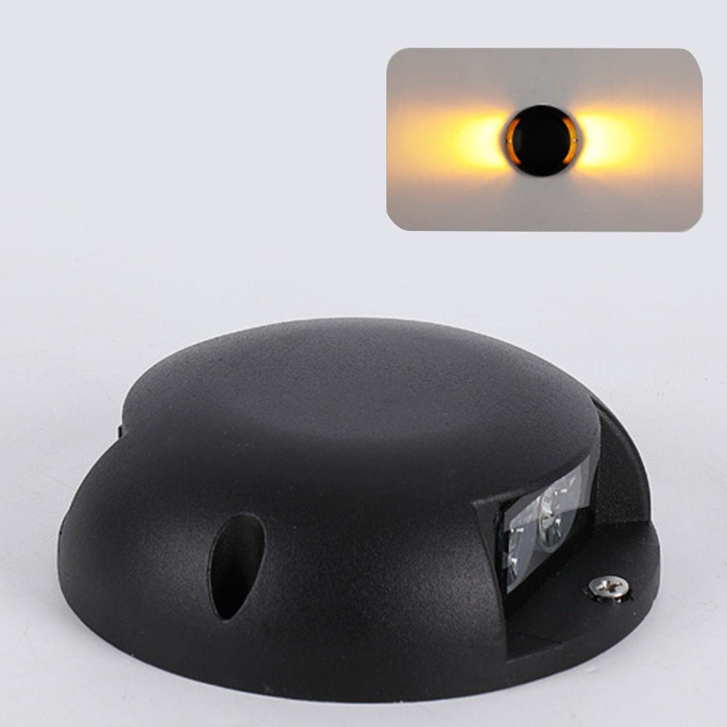 Modern Round LED Step Light Waterproof Aluminum Deck Lighting