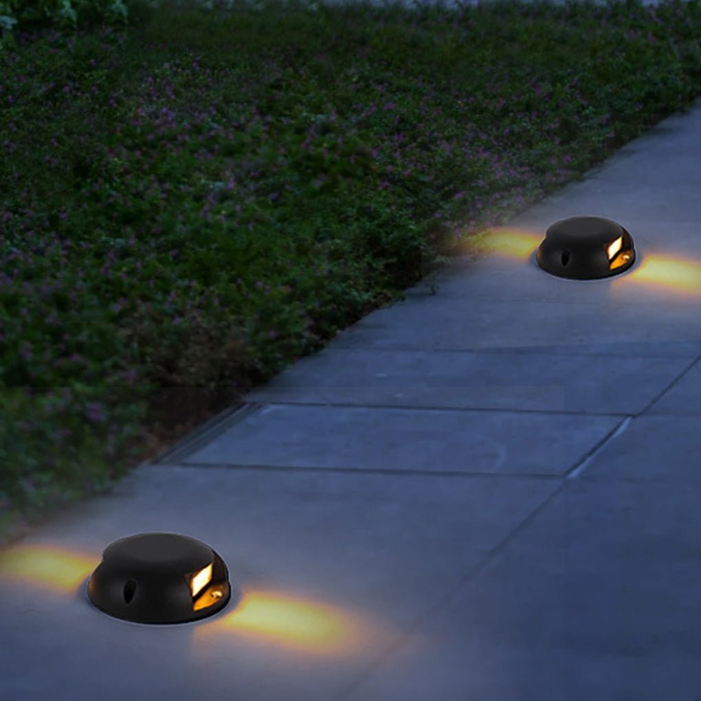 Modern Round LED Step Light Waterproof Aluminum Deck Lighting