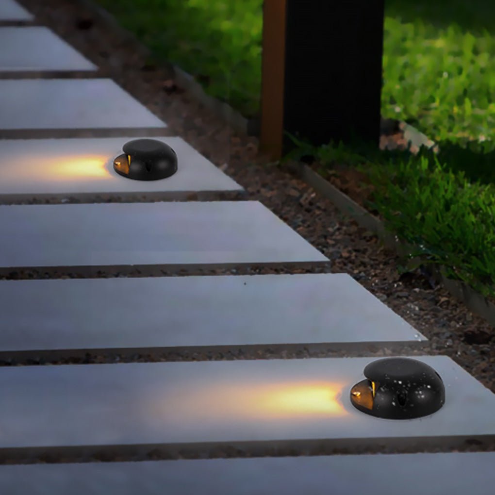 Modern Round LED Step Light Waterproof Aluminum Deck Lighting