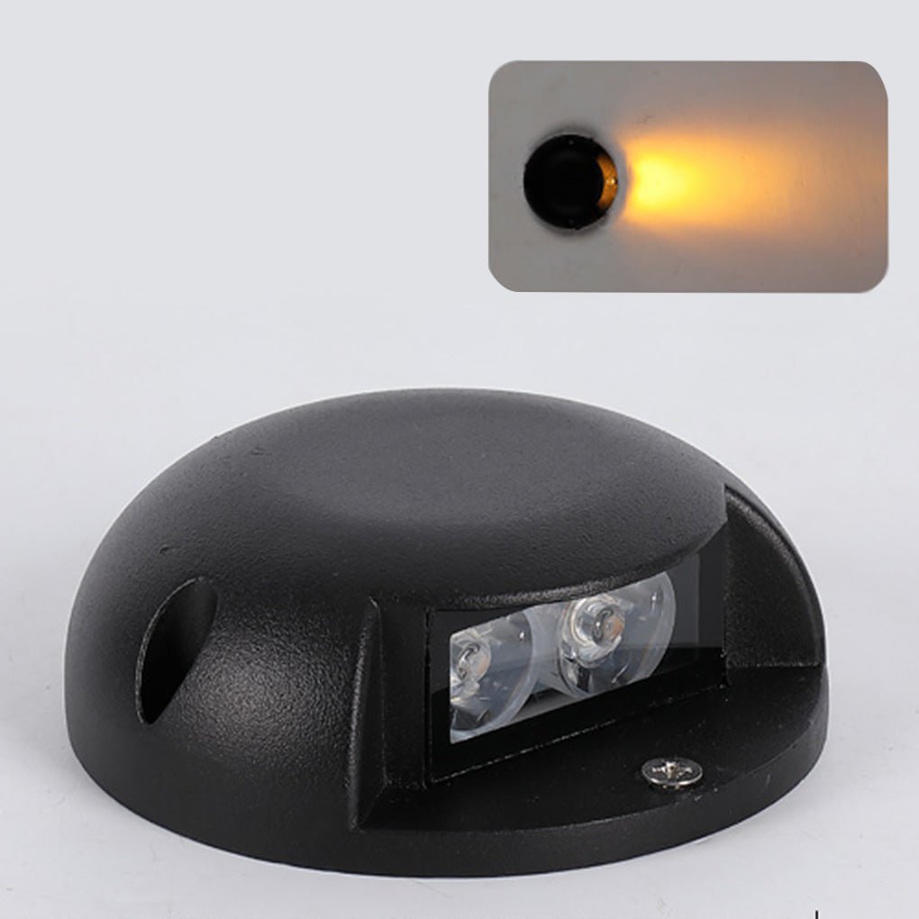 Modern Round LED Step Light Waterproof Aluminum Deck Lighting