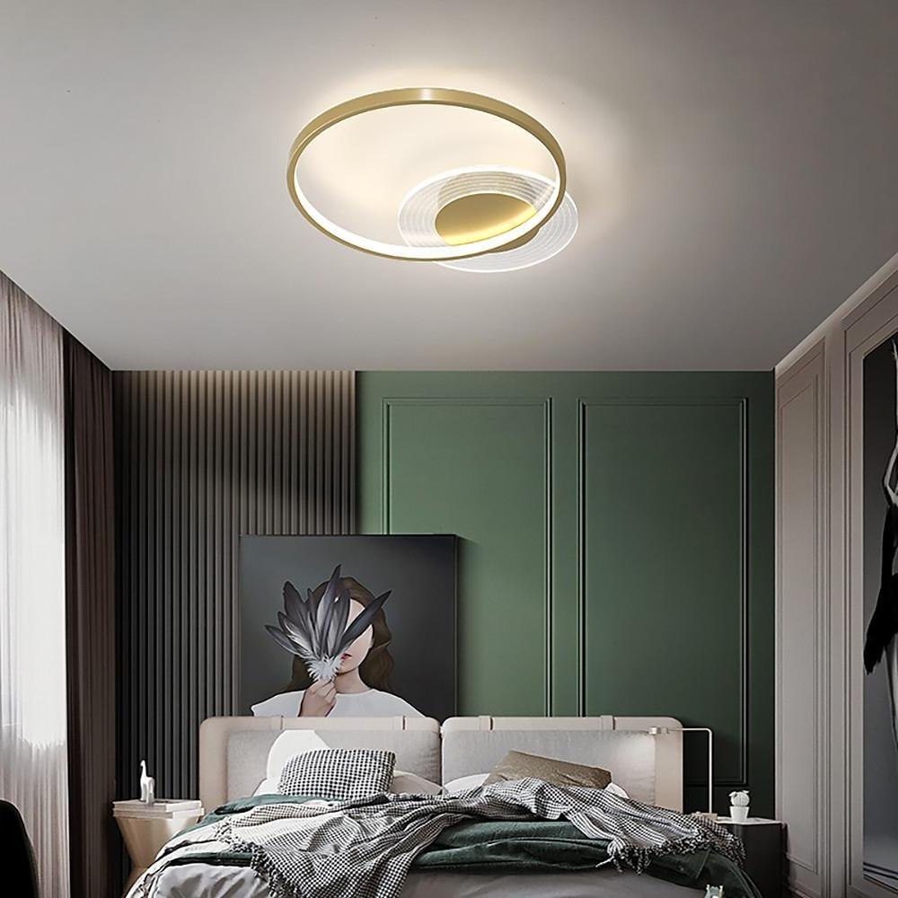 Nordic Circles LED Flush Mount Ceiling Light Metal Acrylic
