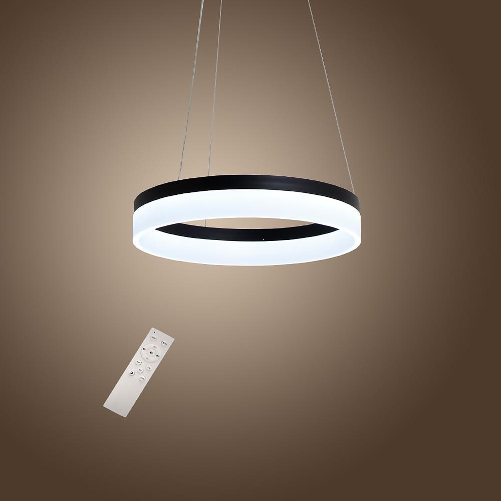Modern Ring Pendant Light Aluminum Acrylic LED Ceiling Fixture