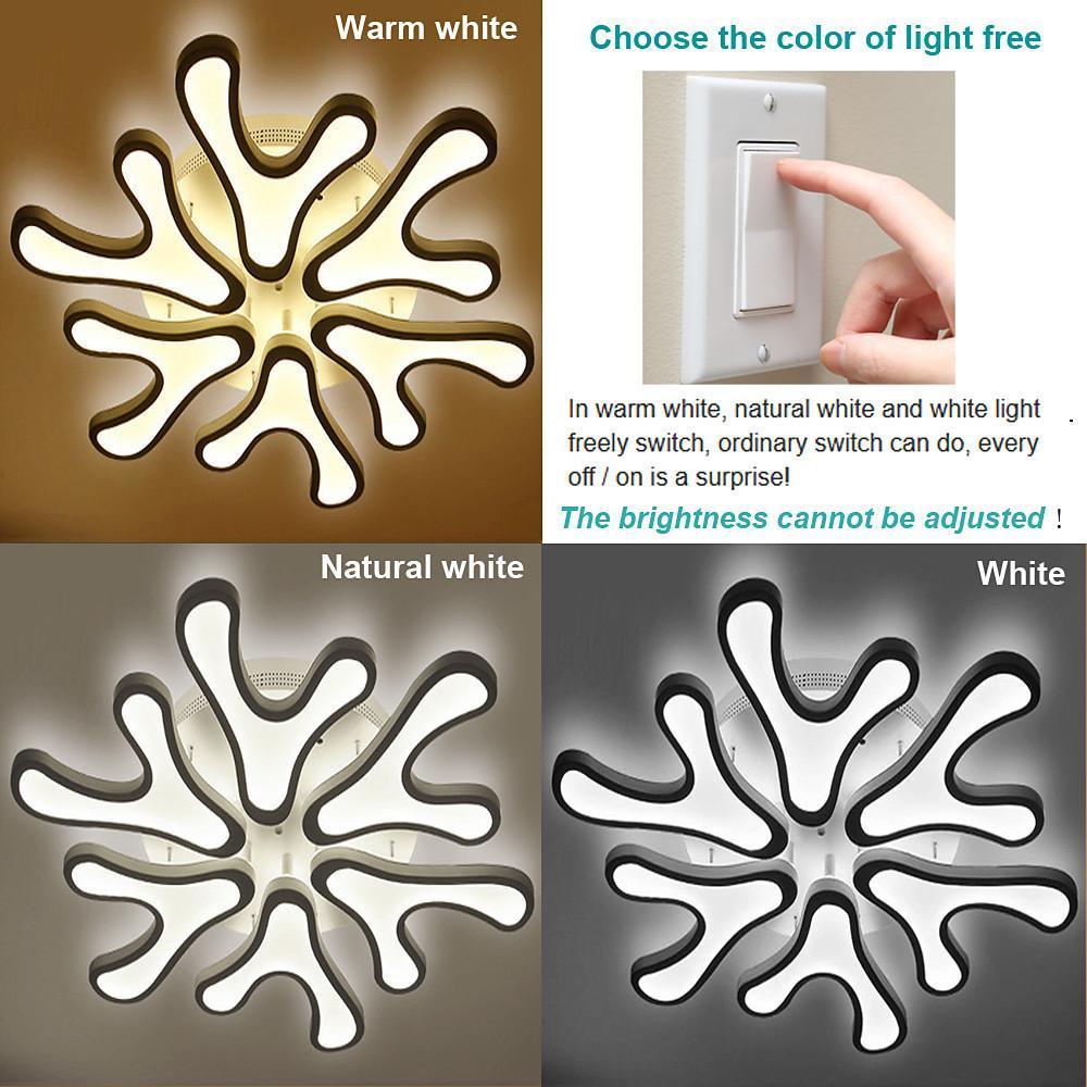Nordic Flower Dimmable LED Flush Mount Ceiling Light