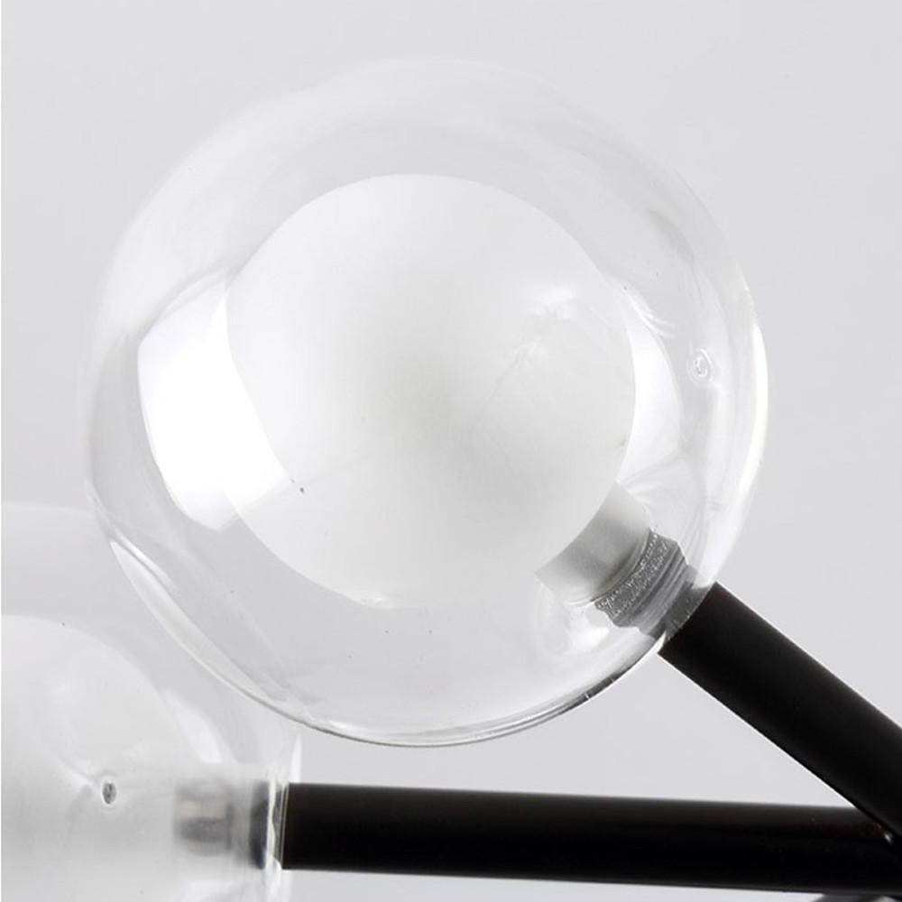 25-Light Glass Bubble Sputnik Chandelier Modern Ceiling Light