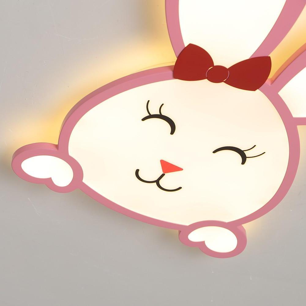 Bunny LED Flush Mount Ceiling Light for Baby Kids Room