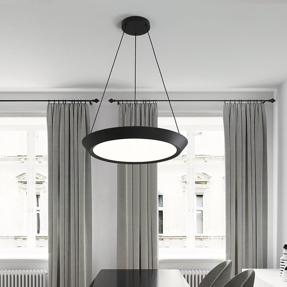 Modern Circle Pendant Light Metal Acrylic LED Downlight
