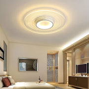 Modern Multi-Circle Dimmable LED Flush Mount Ceiling Light
