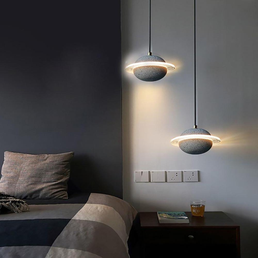 Modern Acrylic Pendant Light with Adjustable Chain LED Ceiling Lamp