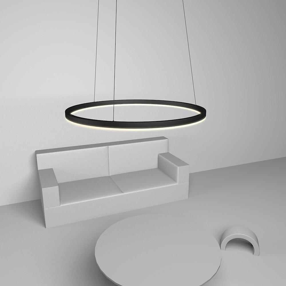 Slimline Circular LED Chandelier Dimmable Modern Ceiling Light