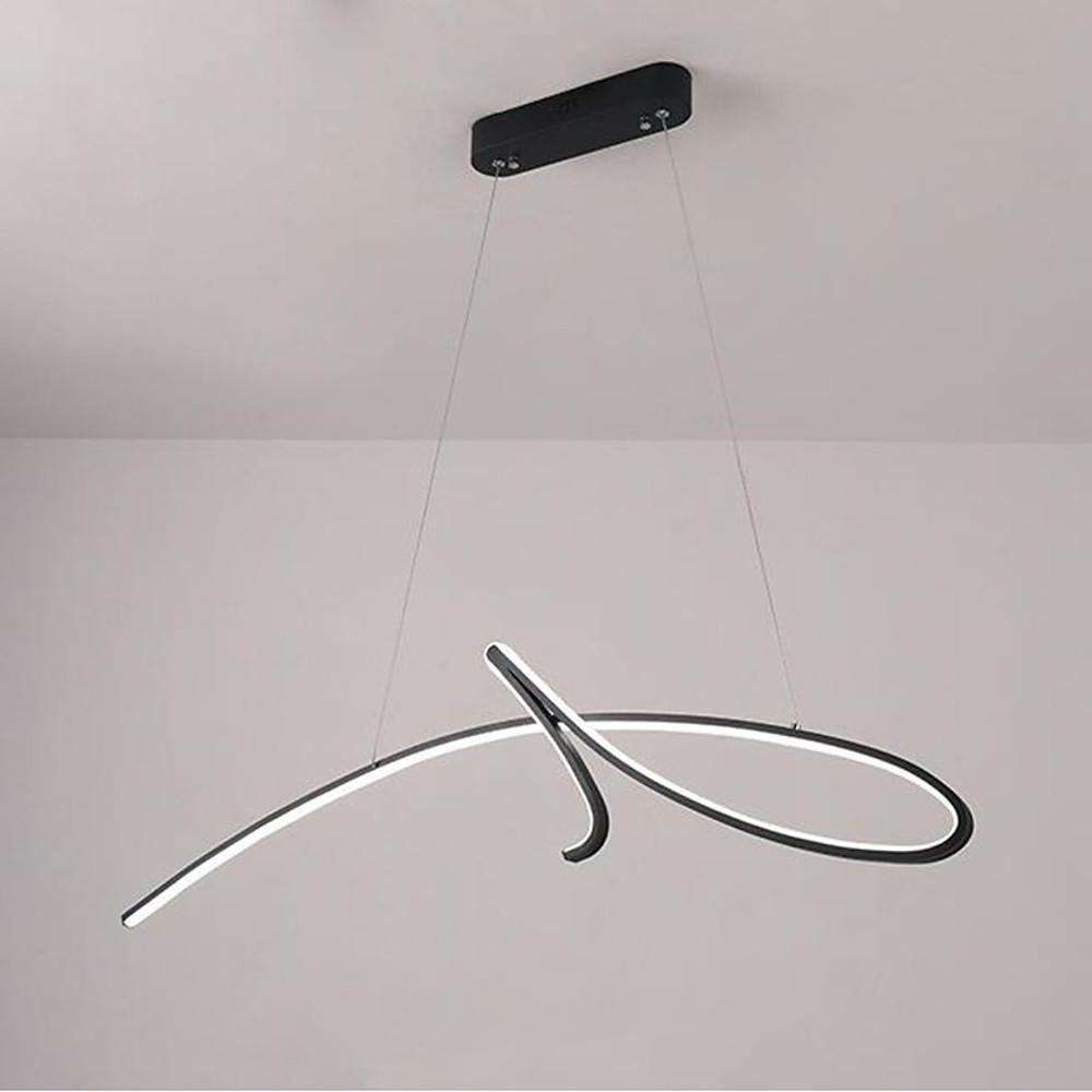 Abstract Wave Aluminum Pendant Light | Modern Artistic Ceiling Fixture