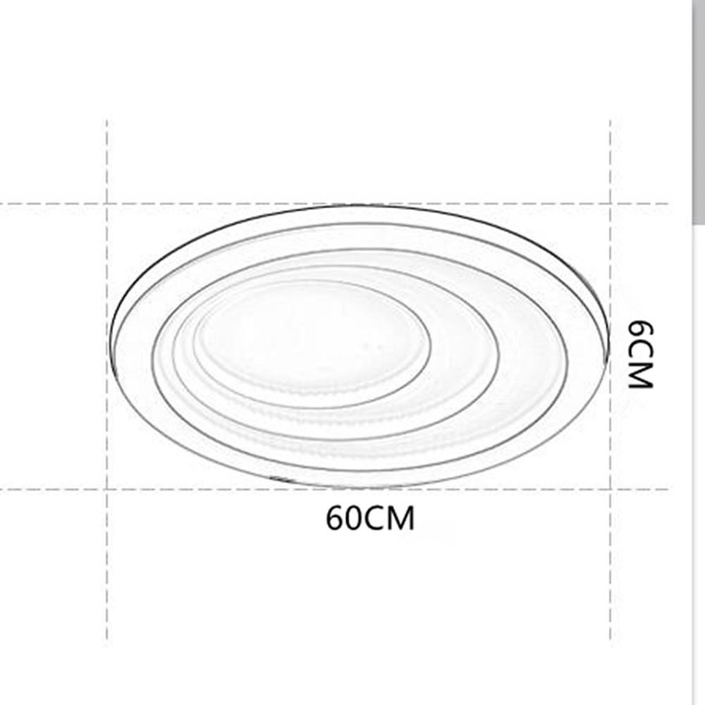 Modern Graduated Circles LED Flush Mount Ceiling Light